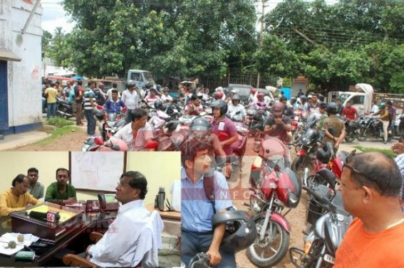 Tripura Transport Minister again puts blame on Central Govt. for NH-44's pathetic condition : '300 goods loaded truck along with petrol tankers to arrive on Saturday', Minister Manik Dey held press meet Tripura Transport Minister again puts blame on Central Govt. for NH-44's pathetic condition : '300 goods loaded truck along with petrol tankers to arrive on Saturday', Minister Manik Dey held press meet